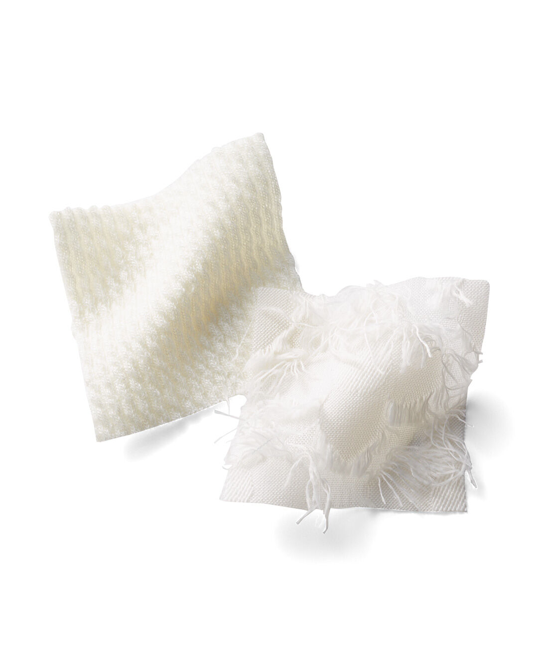 フェリシモギフトショップ|リブ　イン　コンフォート　忙しい朝の救世主　フリンジジャカードが華やかな　異素材ドッキングブラウス〈アイボリー〉|身ごろは伸びやかなニットソー。袖はほのかに透けるフリンジジャカード素材。