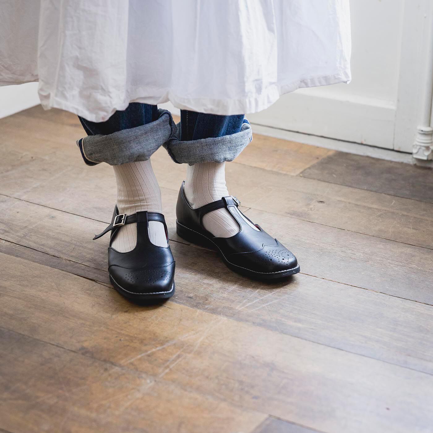 フェリシモ✦職人の靴✦ライトステップシューズ　黒 フェリシモ✦職人の靴✦ライトステップシューズ 黒