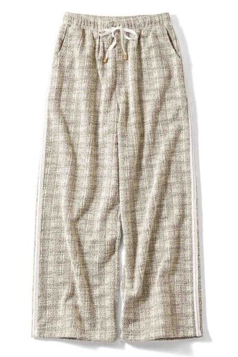 フェリシモギフトショップ | ツイード見えらくちんカットソーＰ〈アイボリー〉