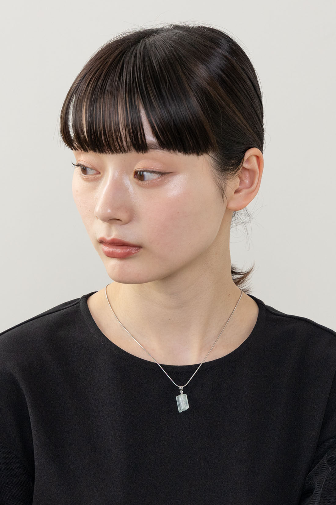 フェリシモギフトショップ|自然の美しさを身にまとう　天然石ネックレストップ〈アクアマリン〉|※チェーンは付属しません。