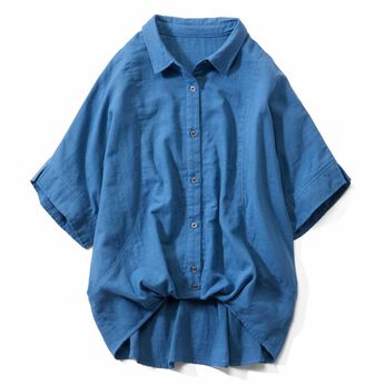 フェリシモギフトショップ | ＷＧナチュラルシャツ〈ＢＬ〉リブイン