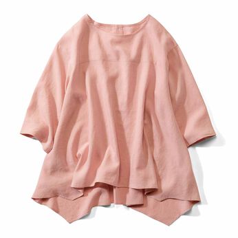 フェリシモギフトショップ | はまじヘムラインを楽しむ麻混Ｔ〈ＬＰＫ〉リブイン