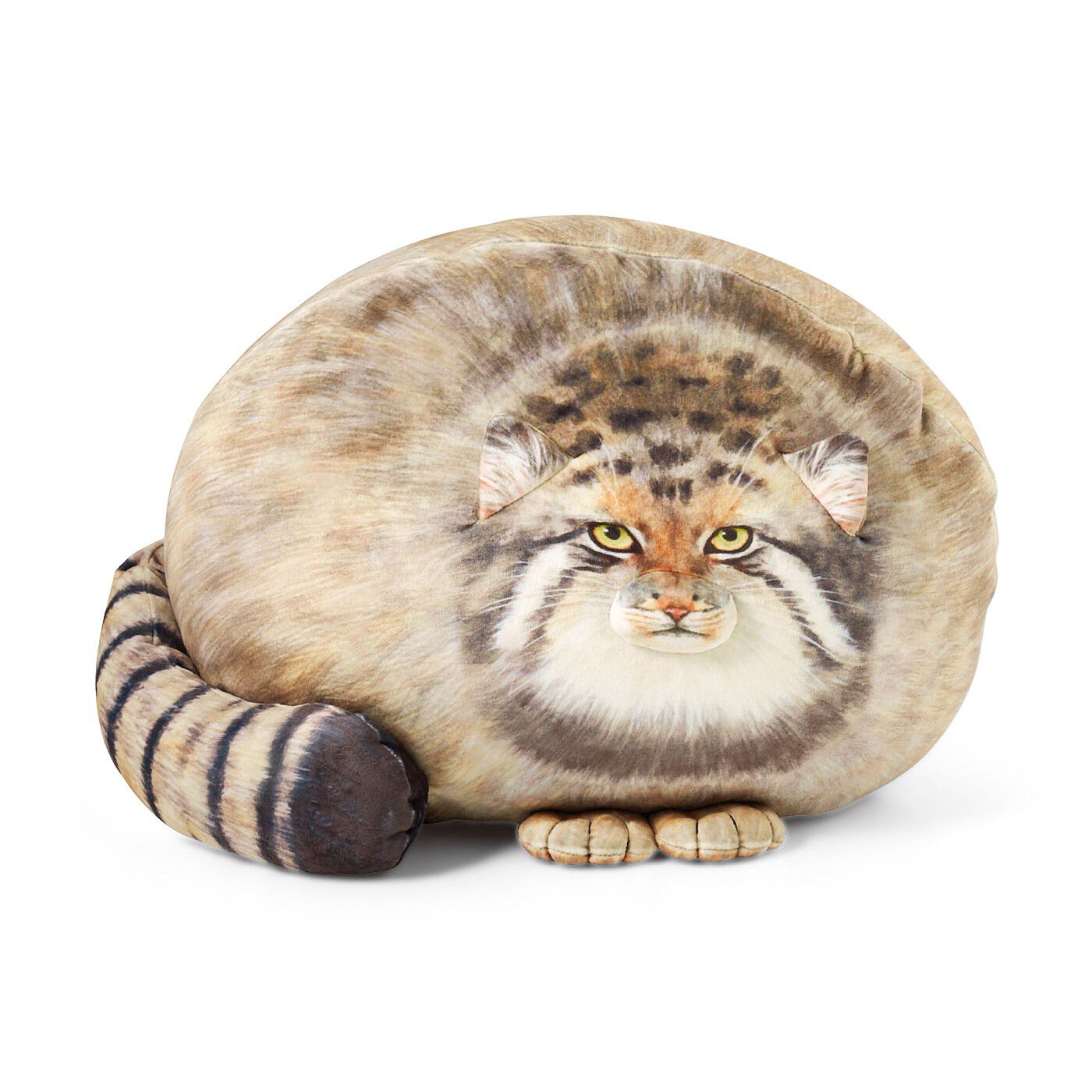 フェリシモギフトショップ|YOU+MORE!　丸すぎる世界最古の猫 マヌルネコもっちりクッション