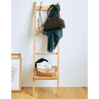 フェリシモギフトショップ | ａｍ＆ｂｅ　魅せる収納天然木ラダーラック