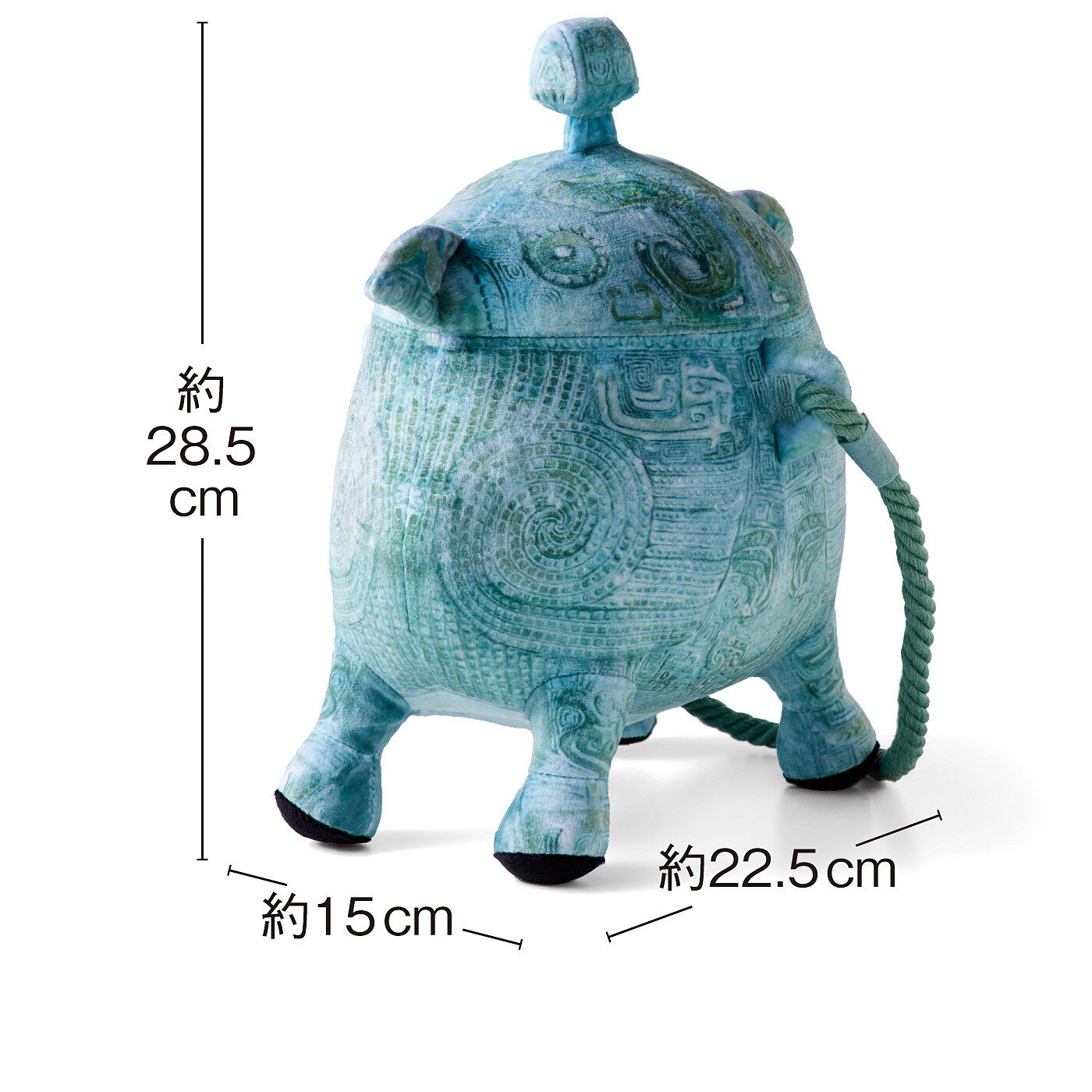 フェリシモギフトショップ|泉屋博古館×ミュージアム部　古代中国から現れた 立ちあがる戈ゆうクッション