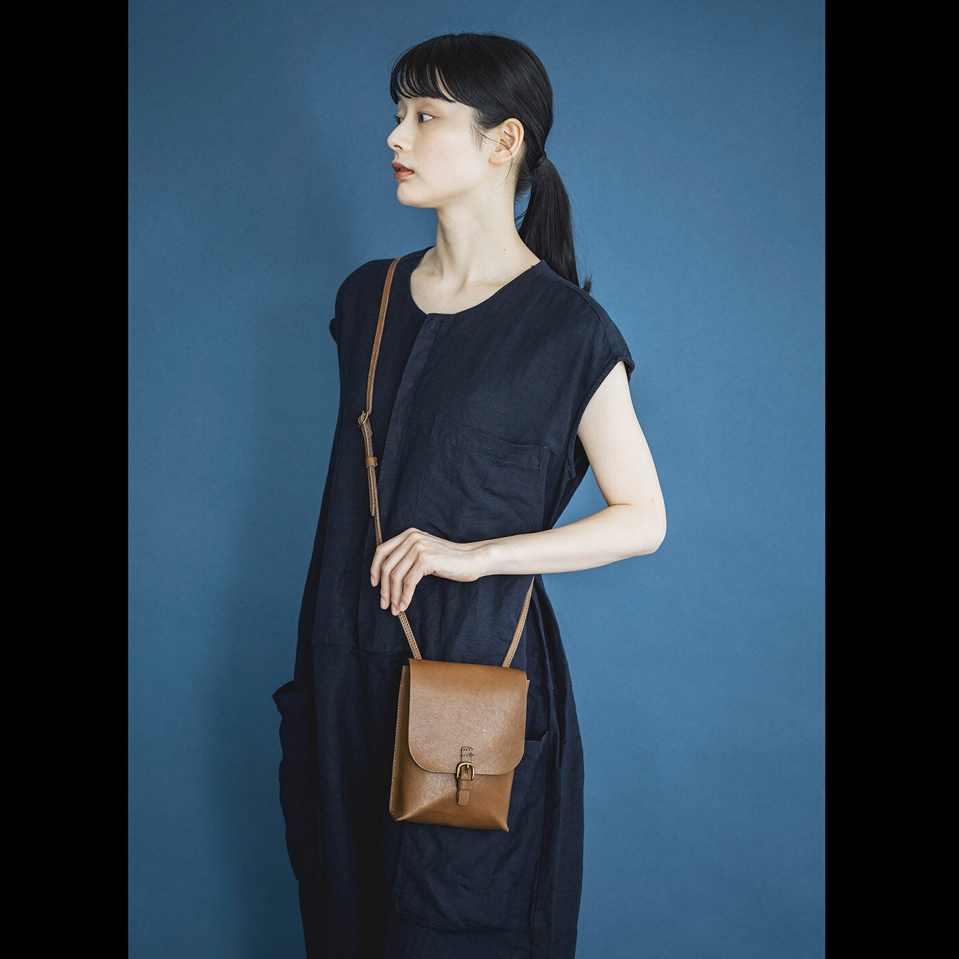 フェリシモギフトショップ|福岡の鞄作家と作った 職人本革のアーネストバッグ〈カフェオレブラウン〉[本革 鞄：日本製]
