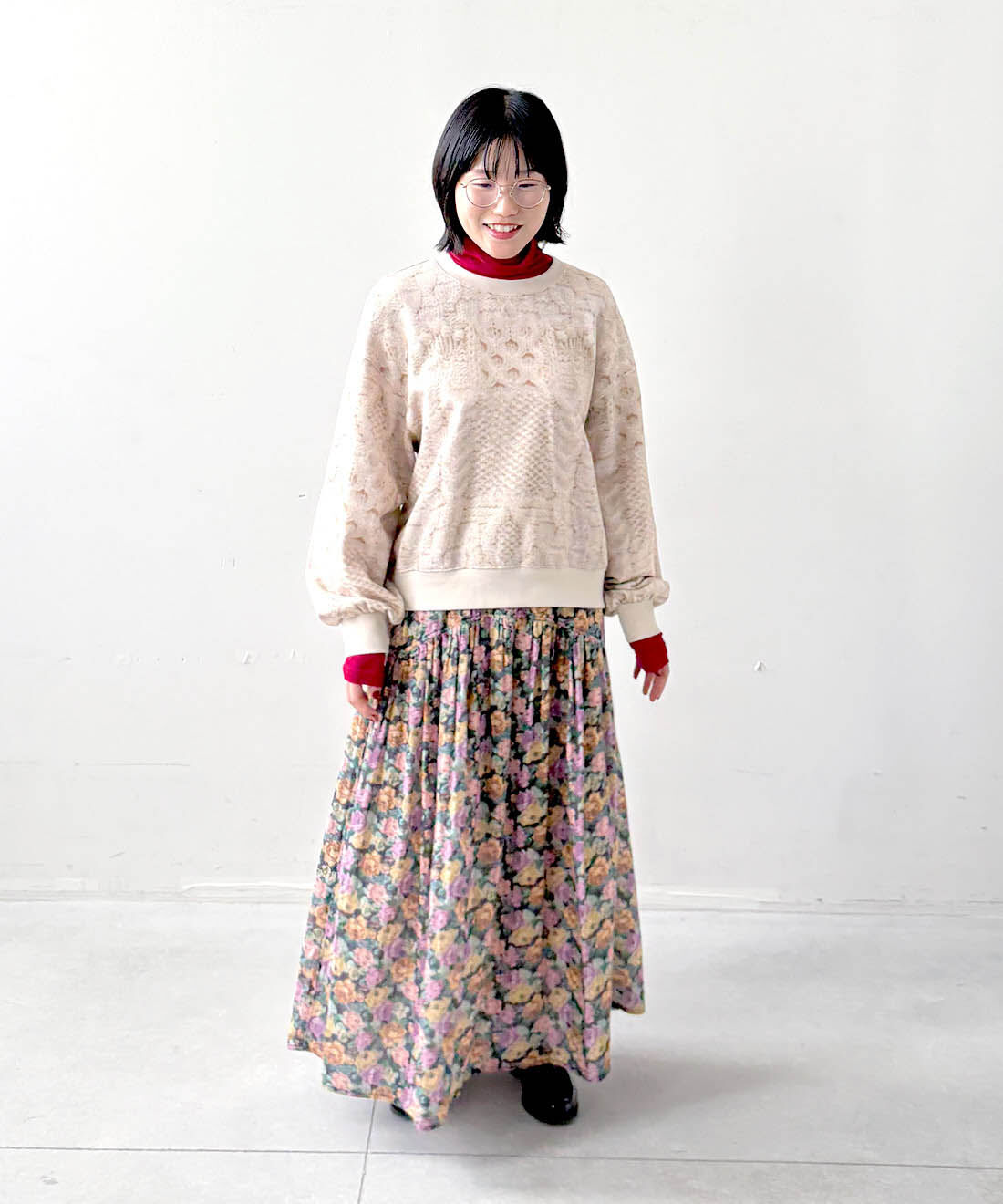 mensha!［メンシャ！］|まるでニット！？ 軽くてやわらかな ガーゼ裏毛トップスと[いっしょ買いで 220円OFF] ガーゼ タートルネックと〈ガーゼ〉カットソー タートルネックのコーディネート