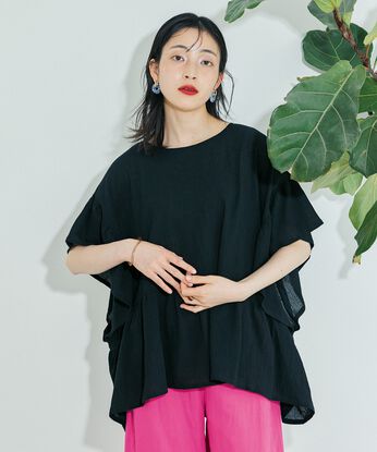 mensha!［メンシャ！］ | ｍ！シングルガーゼポンチョトップス