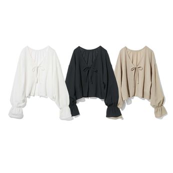 mensha!［メンシャ！］ | シングル楊柳ガーゼカーデブラウス