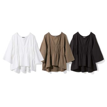 mensha!［メンシャ！］ | カットソーガーゼシャーリングトップス