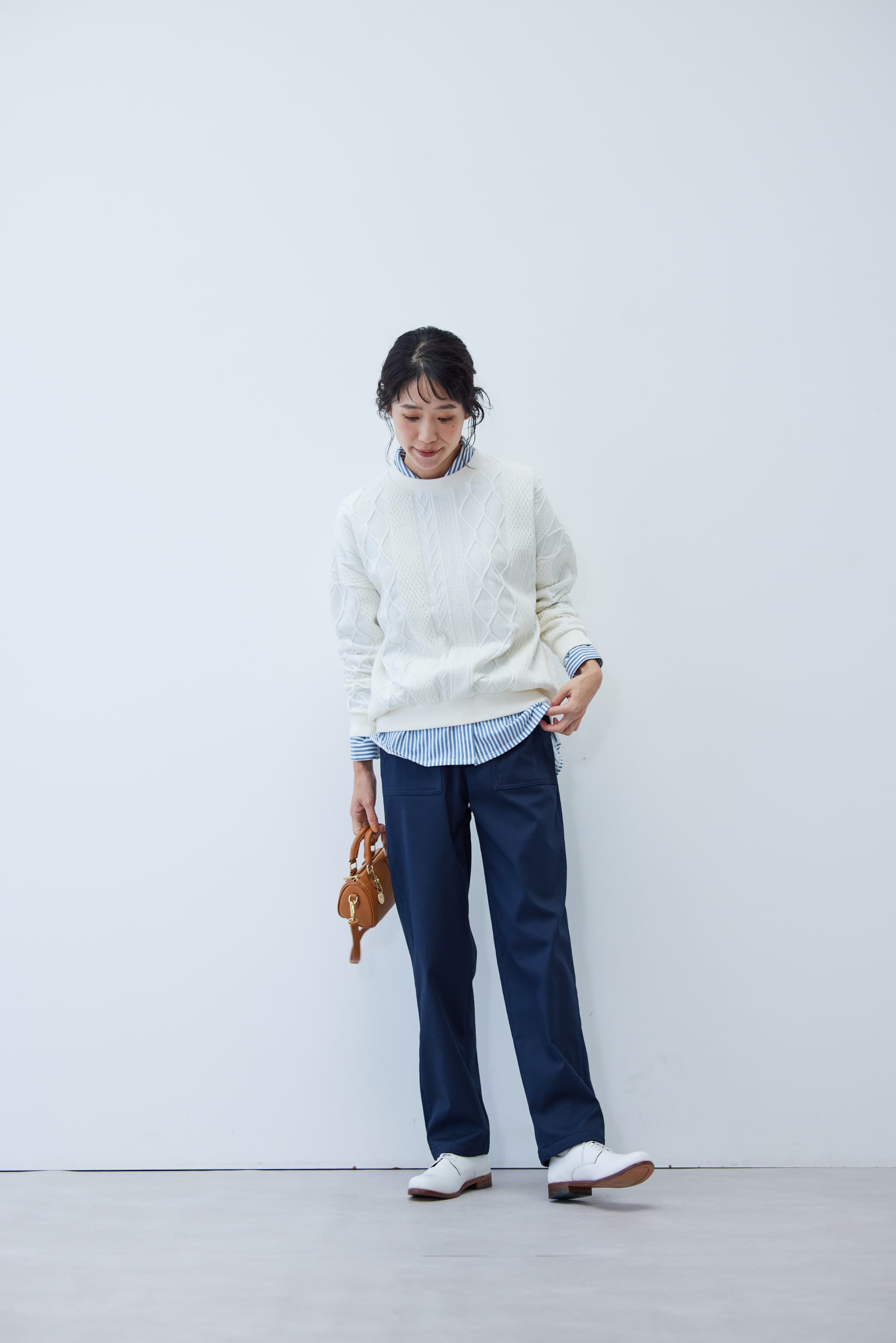 Live in comfort［リブインコンフォート］|リブ イン コンフォート スッキリ見えして裏側ぬくぬく！ 品のいい裏ベロアベイカーパンツ