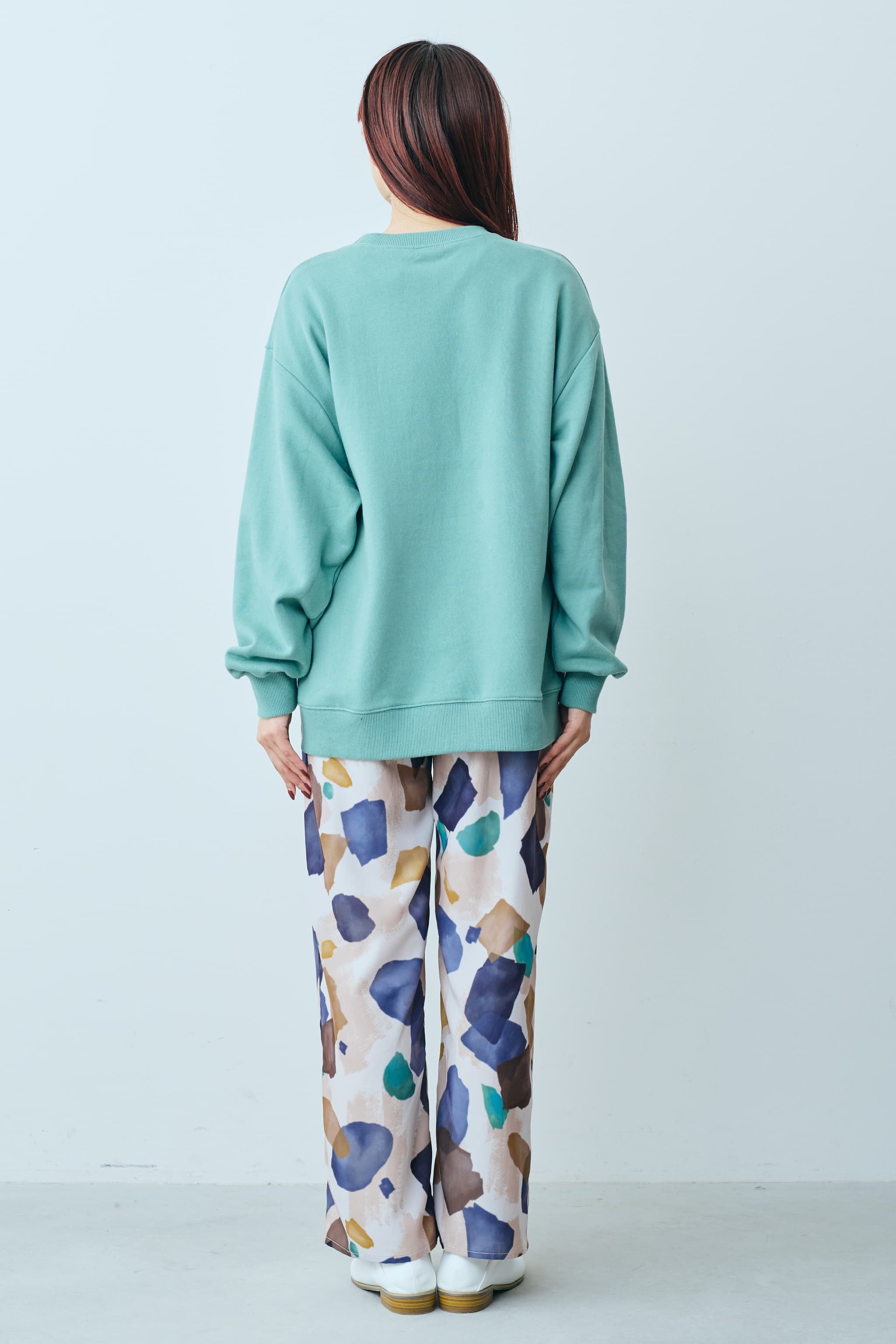 Live in  comfort|リブ イン コンフォート　Ｌｉｖｅ　Ｌｏｖｅ　ＣｏｔｔｏｎⓇプロジェクト　大人っぽく着られる　すそファスナースウェットトップス 〈ネイビー〉