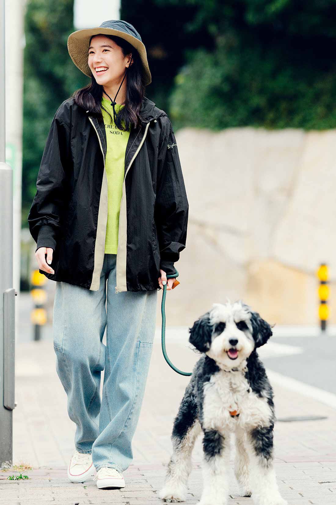 Live in comfort［リブインコンフォート］|Live love dogプロジェクト リブ イン コンフォート お散歩が楽しくなる 軽やかなUVカット撥水パーカー