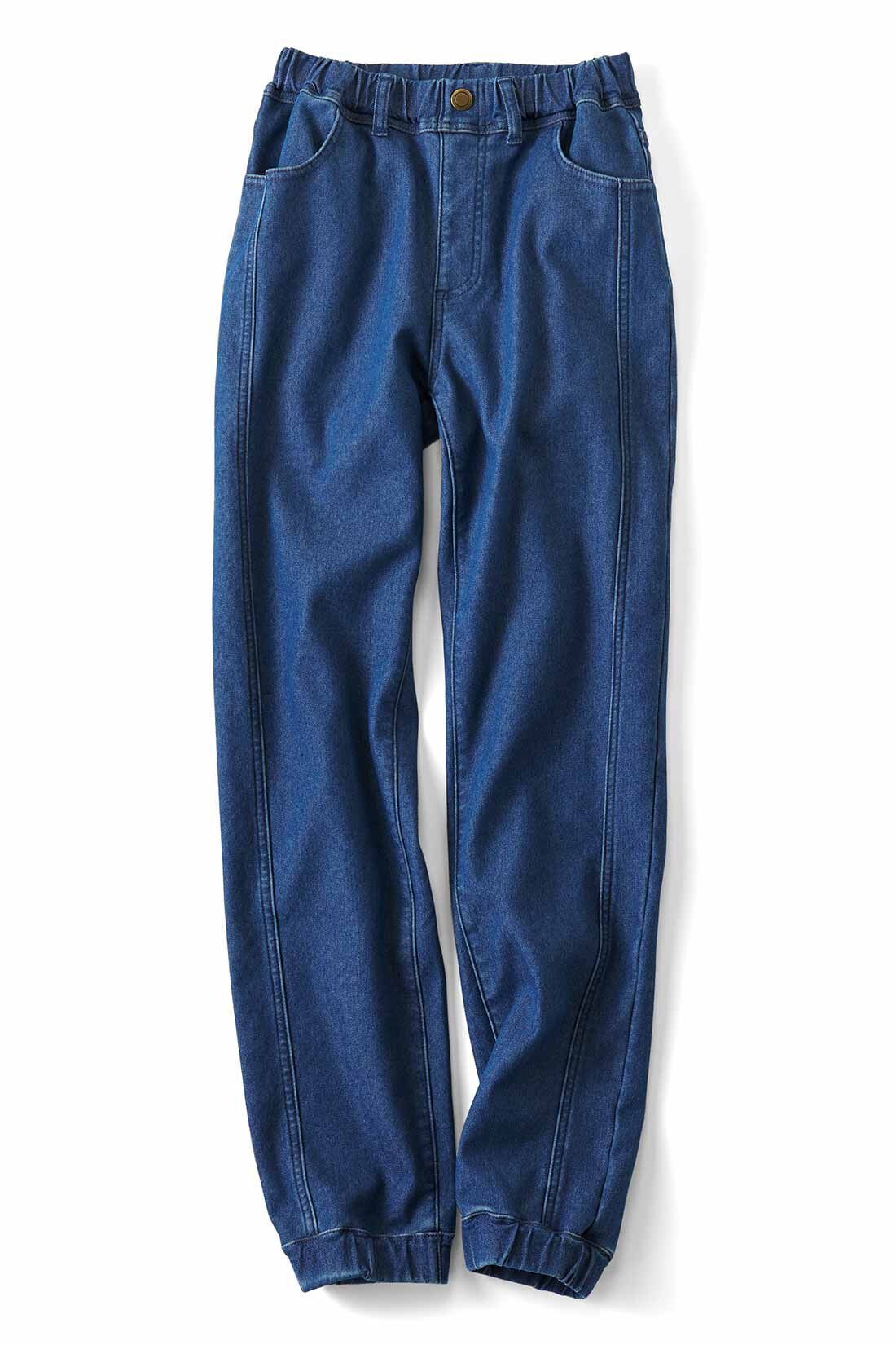 Live in  comfort|リブ イン コンフォート 軽やかなはき心地！ ぬくぬくしあわせな裏ボアライトジョガーパンツ【まとめ買いキャンペーン】|〈ブルー〉