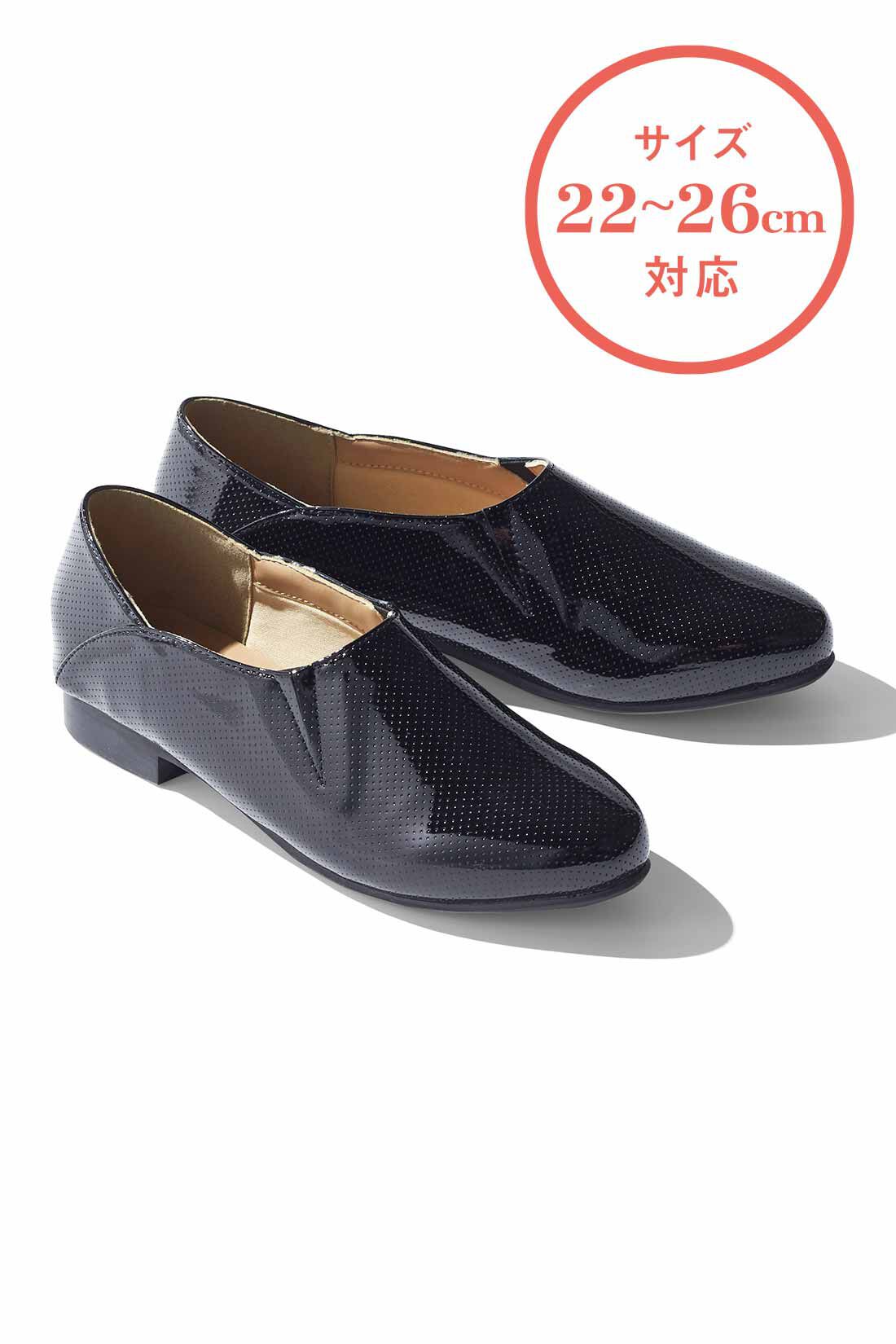 Live in comfort［リブインコンフォート］|リブ イン コンフォート はまじとコラボ 雨の日も履ける！ 防水フラットシューティ〈ブラック〉