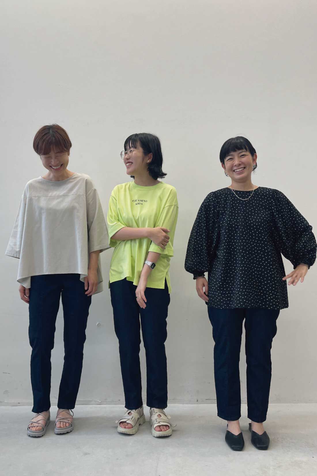 Live in  comfort|リブ イン コンフォート 接触冷感＆吸汗速乾で暑い日も涼やか すっきりスリムストレートのらくちんデニムパンツ〈インディゴブルー〉