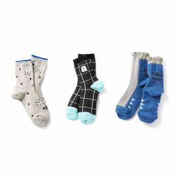 Live in  comfort | 旭山動物園・ボルネオの森応援商品 そろえたくなる ホッキョクグマ ソックス の会