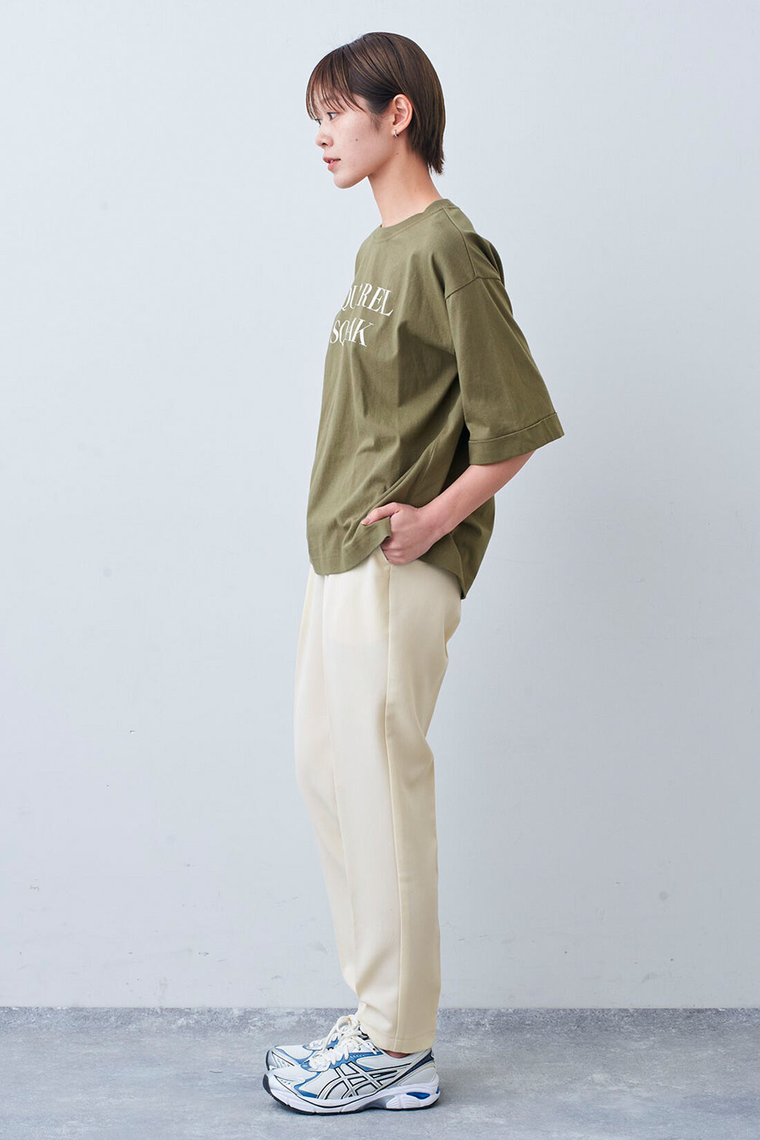 Live in  comfort|リブ イン コンフォート×500色の色えんぴつコラボ トルコオーガニックコットン五分袖Tシャツ【まとめ買いキャンペーン】