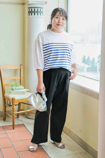 Live in comfort［リブインコンフォート］ | 美脚スーパー伸び軽ストレートパンツＢＫリブイン