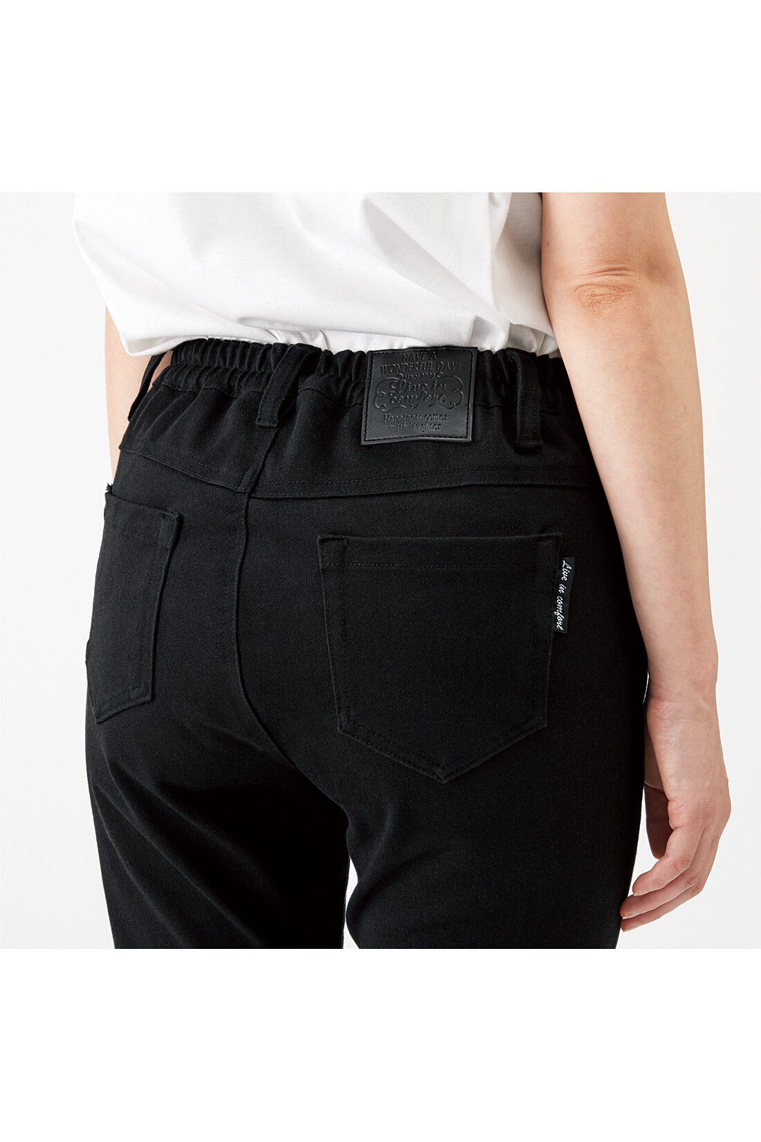 リブ イン コンフォート 大人が欲しいのはコレだった！ 究極の2-WAYストレッチ スキニーパンツ〈ブラック〉｜レディースファッション・洋服の通販｜Live  in comfort