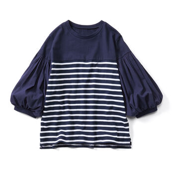 Live in  comfort | ＬＬＣ袖布はくトップス　リブイン