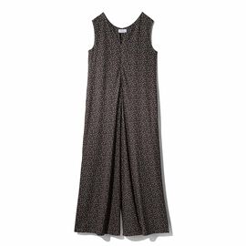 Live in  comfort | はまじ 伸びやか 接触冷感 カットソー オールインワン アッシュグレー ドット