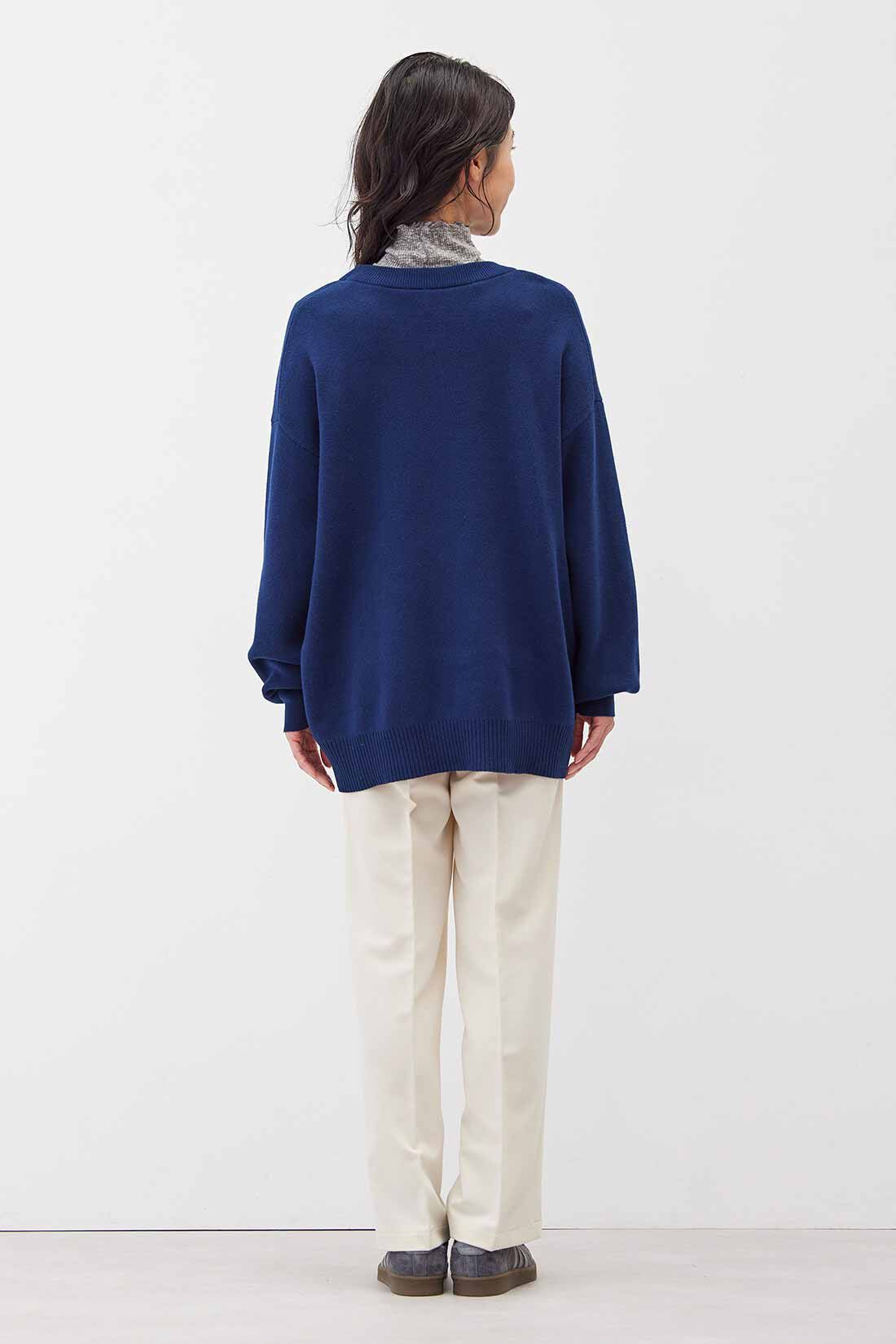 Live in  comfort|リブ イン コンフォート オンでもオフでも週7活躍！ きれいだねパンツ〈ワイドストレート〉〈アイボリー〉