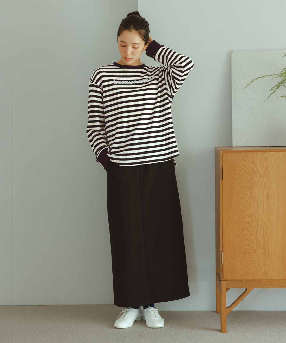 Live in comfort［リブインコンフォート］|リブ イン コンフォート 外でも家でも極上の暖かさ！ リラックス裏ボアカットソーロングスカート