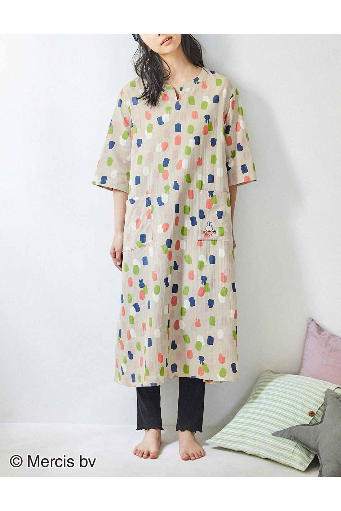 リブ イン コンフォート 水彩画タッチのミッフィーがかわいい ふわふわ