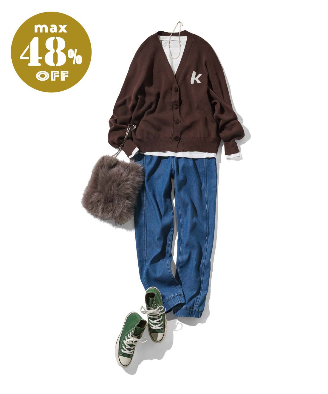 Live in  comfort|【福袋】リブ イン コンフォート　らくちんにおでかけカジュアルコーデセット|※写真はお届けの一例です。お届けするデザインはフェリシモにおまかせください。※バッグ、靴などの小物はお届けに含まれません。