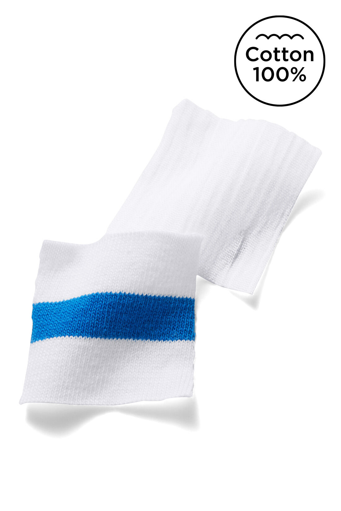 Live in comfort［リブインコンフォート］|Live love cotton（R）プロジェクト リブ イン コンフォート 一枚でサマになる袖布はく ボーダートップス〈ネイビー×ホワイト〉|身ごろはカットソー素材、袖はほんのり透ける楊柳シフォン素材。どちらもオーガニックコットン100％。　※お届けするカラーとは異なります。