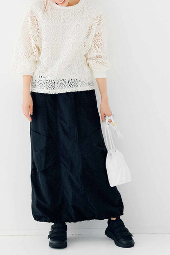 Live in  comfort | 撥水　パラシュートスカート〈ＢＥ〉リブイン