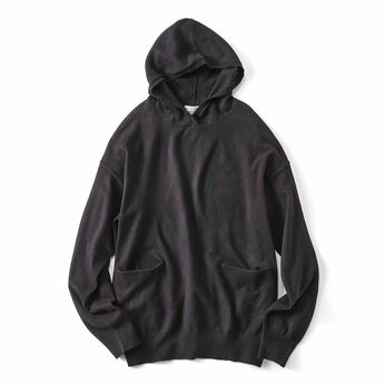 Live in  comfort | やさしいねフードニット〈ＢＫ〉リブイン