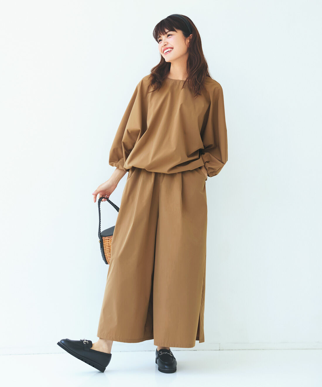 Live in  comfort|リブ イン コンフォート ふんわりシルエットの撥水（はっすい）セットアップ