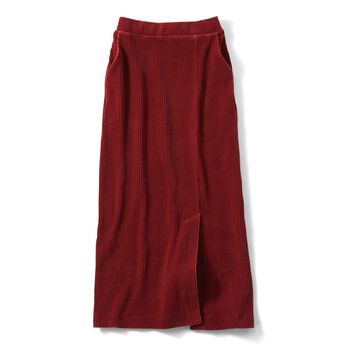 Live in  comfort | カットコーデュロイストレートスカートＲＤリブイン