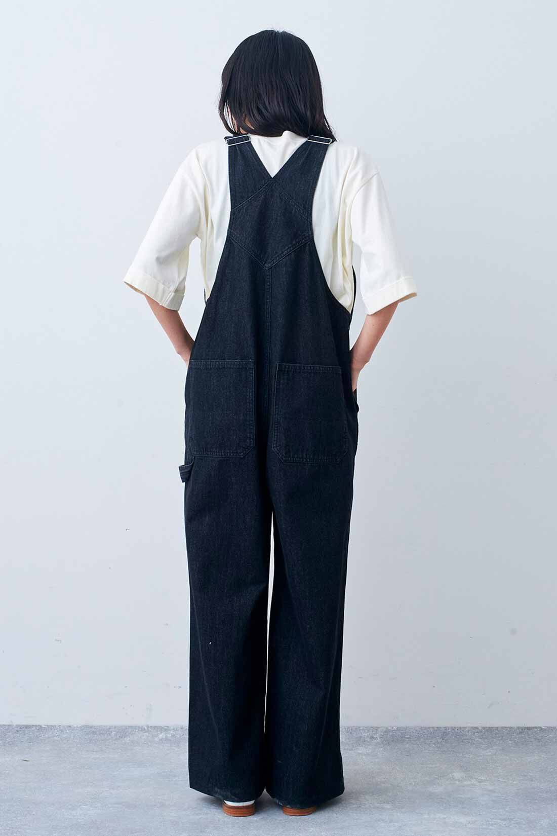 Live in  comfort|リブ イン コンフォート 人気スタイリスト 石上 美津江さんとつくった これが正解！ 大人のこなれサロペット〈ブラックデニム〉