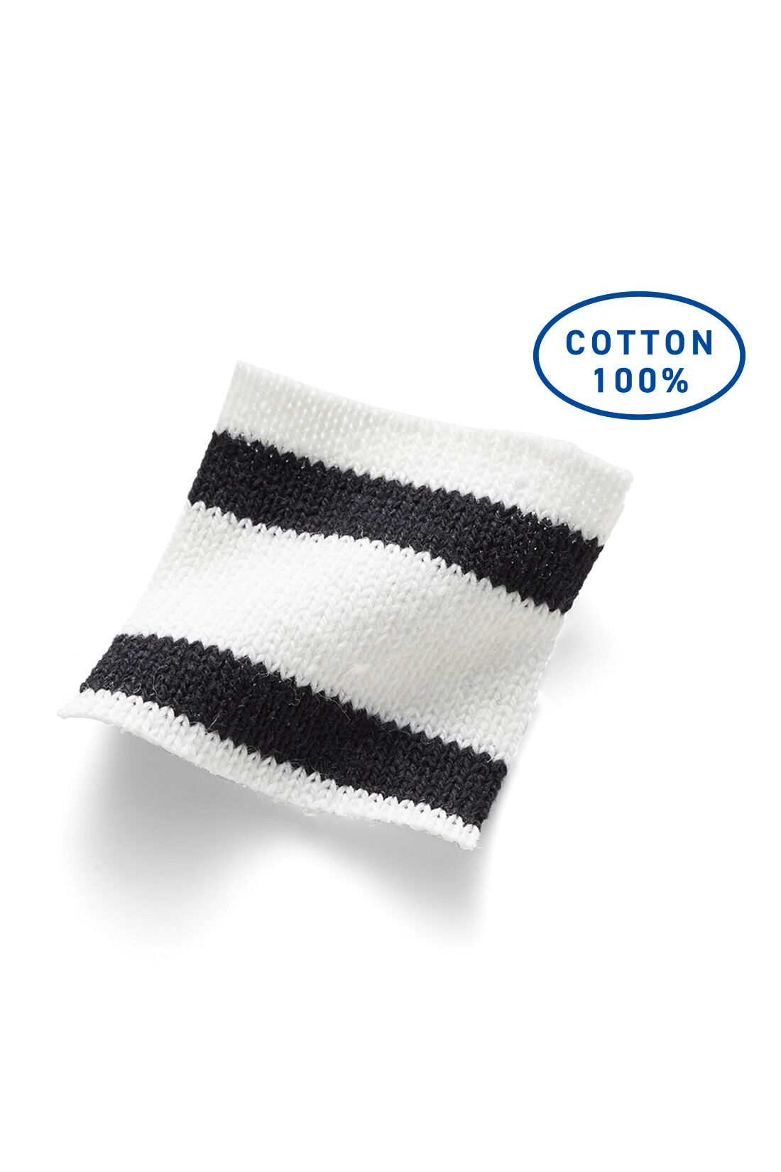Live in  comfort|リブ イン コンフォート×ブルーデバードン ヘビーオンスの大人カジュアルボーダートップス〈オフホワイト×ブラック〉|空紡糸で織り上げた、ざっくり感がありつつやわらかな綿100％素材。