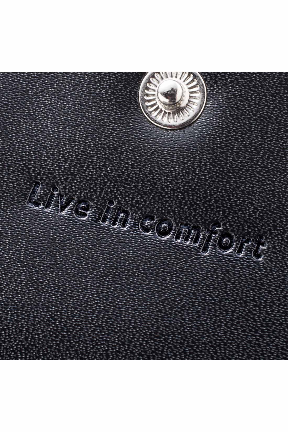 Live in  comfort|リブ イン コンフォート はまじとコラボ　ポケットサイズが愛（いと）おしい とっておきの本革財布〈ブラック〉