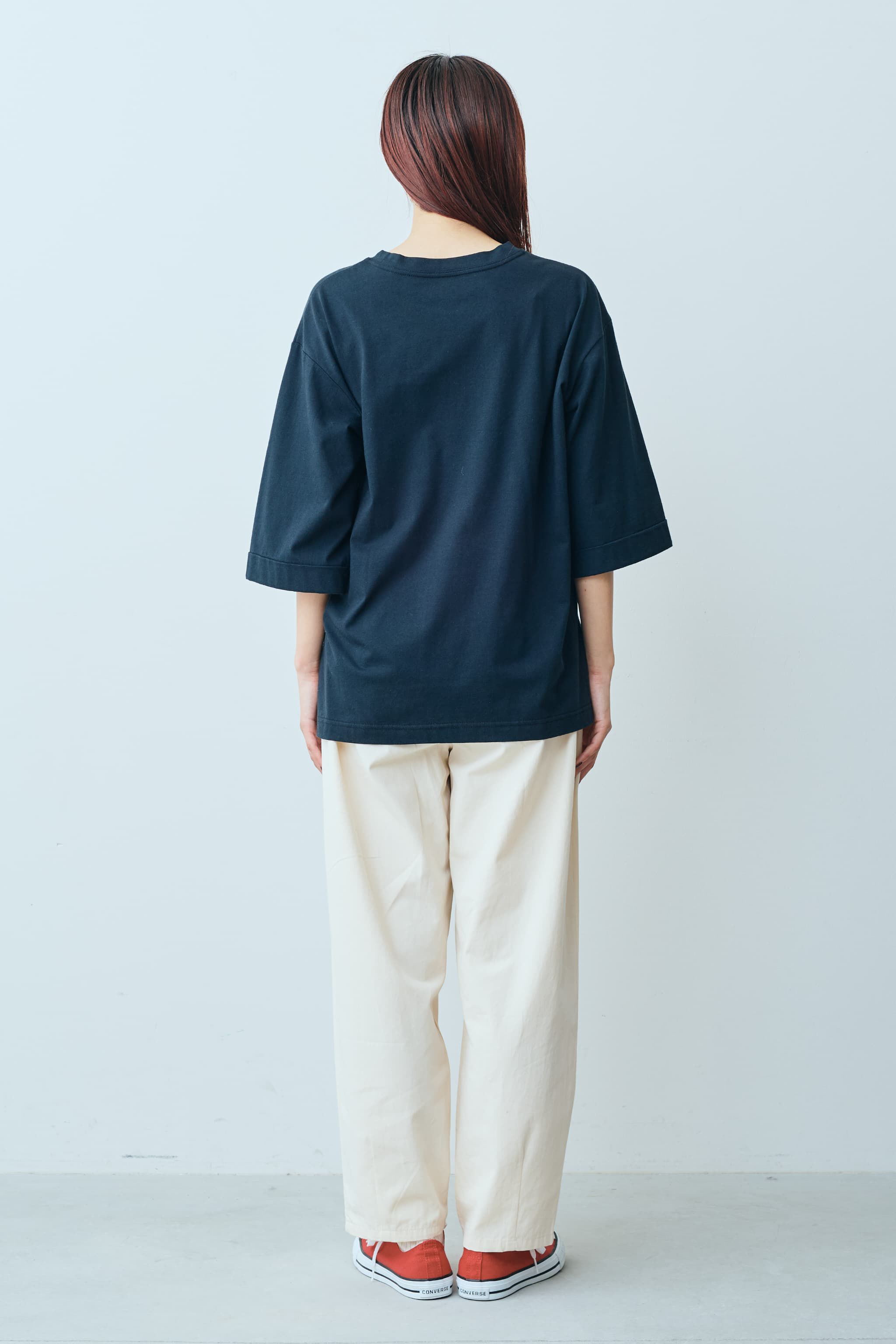 Live in  comfort|リブ イン コンフォート　Ｌｉｖｅ　Ｌｏｖｅ　ＣｏｔｔｏｎⓇプロジェクト　ロングシーズン使える　六分袖オーガニックコットンＴシャツ 〈イエロー〉