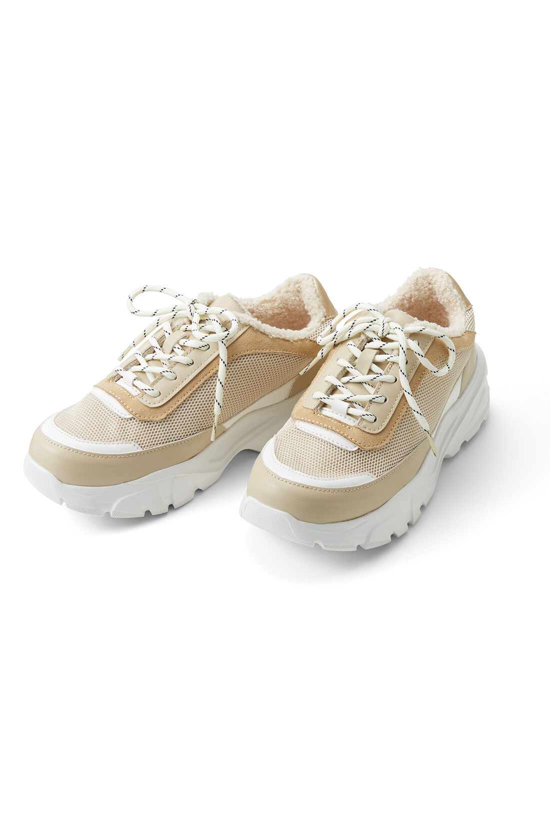 Live in  comfort|リブ イン コンフォート 軽くて歩きやすい 内側くるくるボアのあったかスニーカー【まとめ買いキャンペーン】|〈ベージュ〉