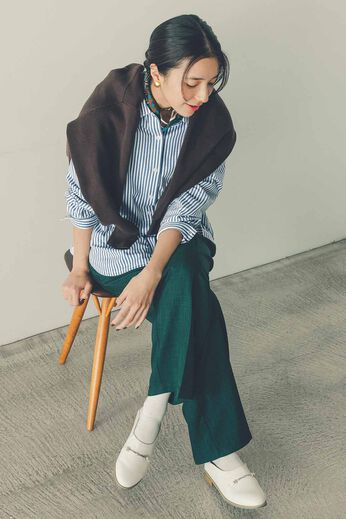 Live in comfort［リブインコンフォート］ | はまじ ビット 上品 やわらか フラット シューティ ホワイト 白