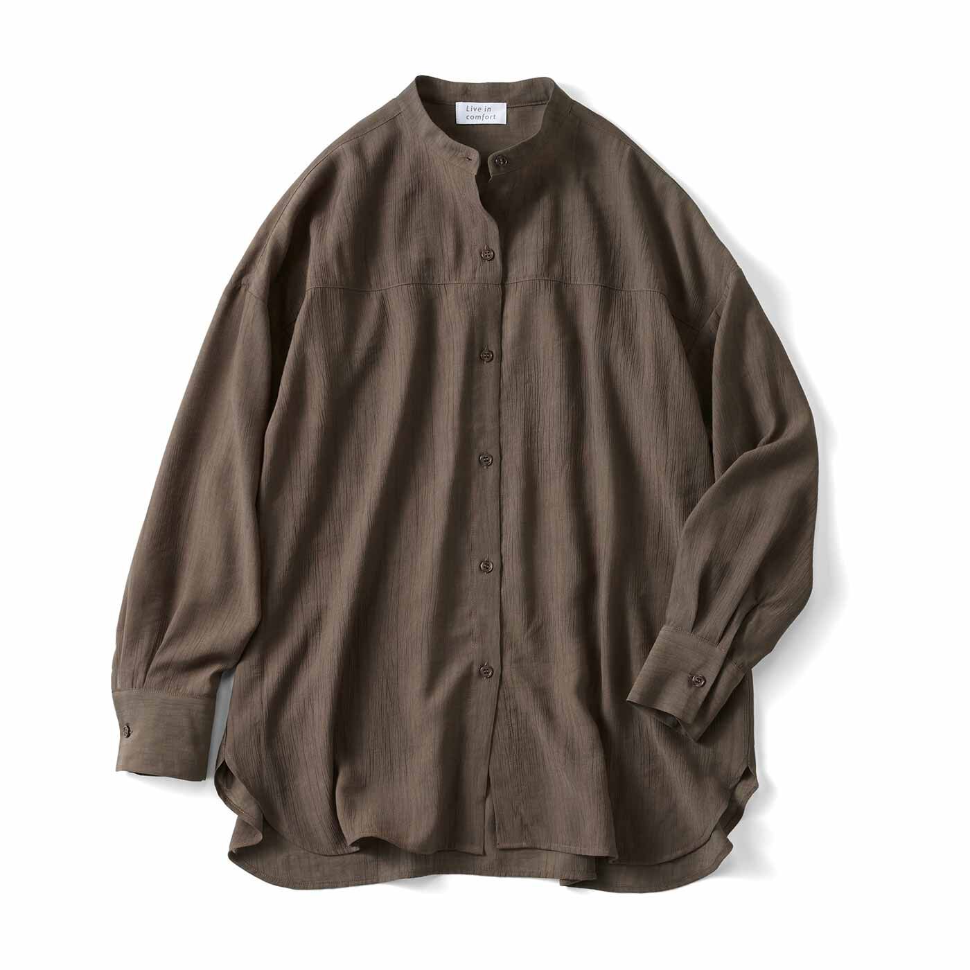 ブラウス シャツ リブ　イン　コンフォート　お出かけにぴったり　プリーツドッキングニットブラウス レディース Live in comfort ブラウス シャツ リブ イン コンフォート