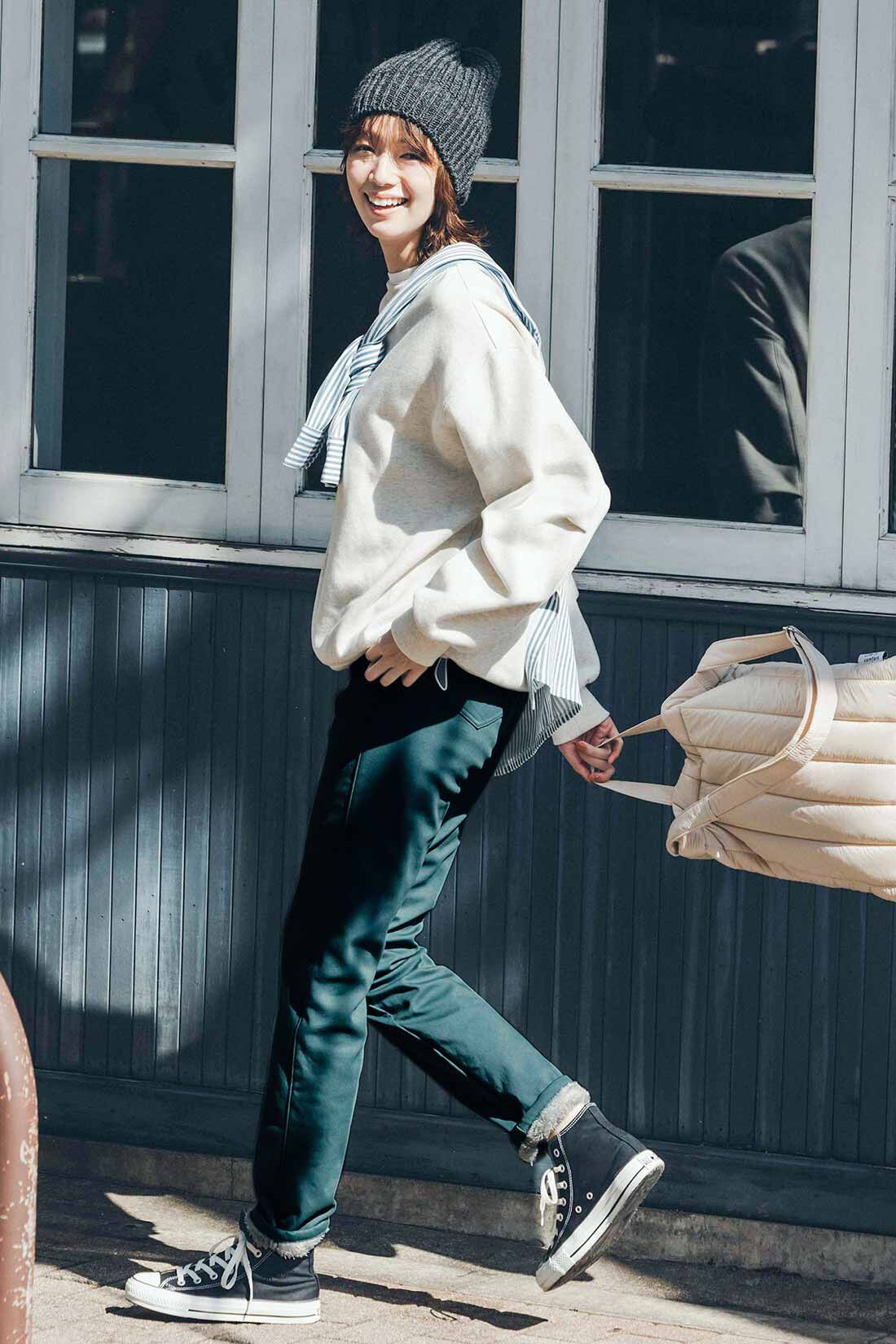Live in  comfort|リブ イン コンフォート ぬくぬくでしあわせ あったかすっきり裏ボアパンツ【まとめ買いキャンペーン】