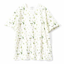 Live in  comfort | plantica 美しく咲き誇る コットン Tシャツ by LOVE＆PEACE PROJECT ホワイト 白