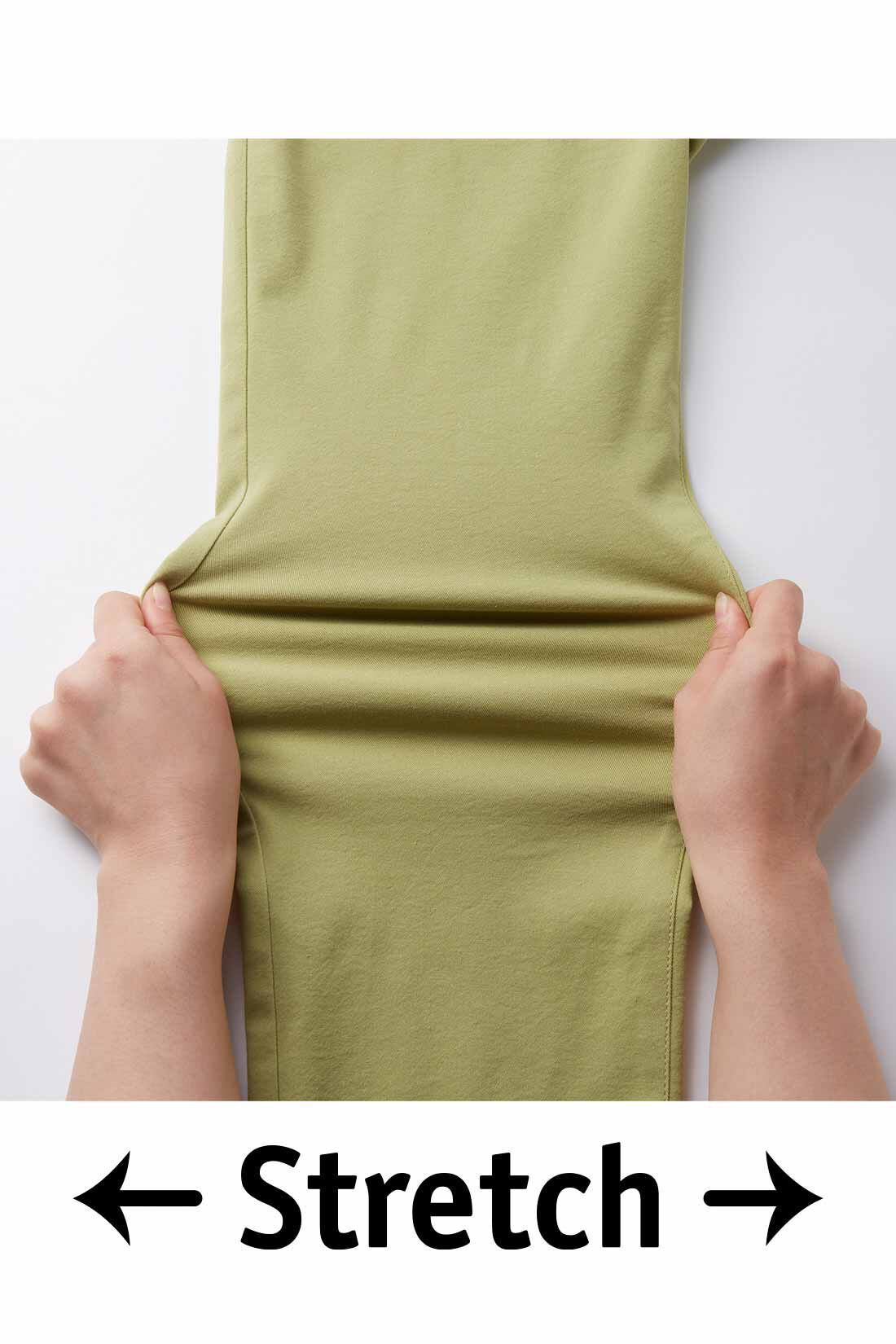 Live in  comfort|リブ イン コンフォート スタンダードで使い勝手抜群のちょうどいいカラーチノパン〈ライム〉