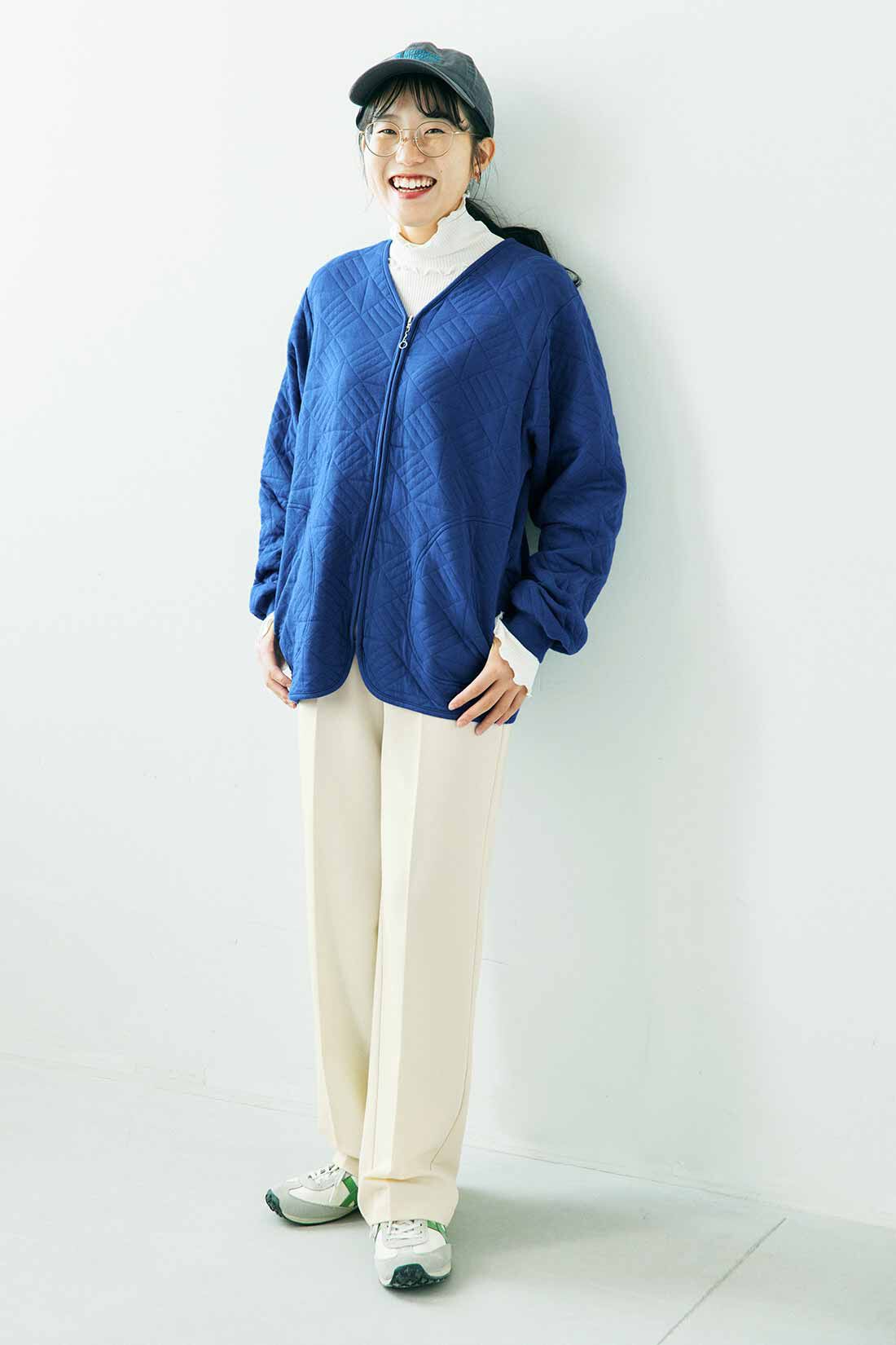 Live in comfort［リブインコンフォート］|リブ イン コンフォート 季節の変わり目に大活躍する ふかふかキルティングカットソーブルゾン