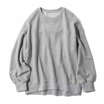 Live in  comfort | バックフリル ラメトレーナ〈GY〉リブイン