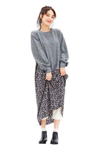 Live in  comfort | 両面ボアのペチパンツ〈ＩＶ〉リブイン