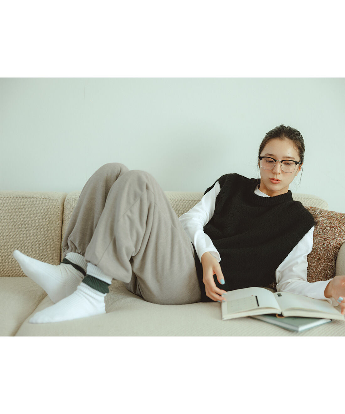 Live in comfort［リブインコンフォート］|リブ イン コンフォート 外でも家でも極上の暖かさ！ リラックス裏ボアカットソーパンツ