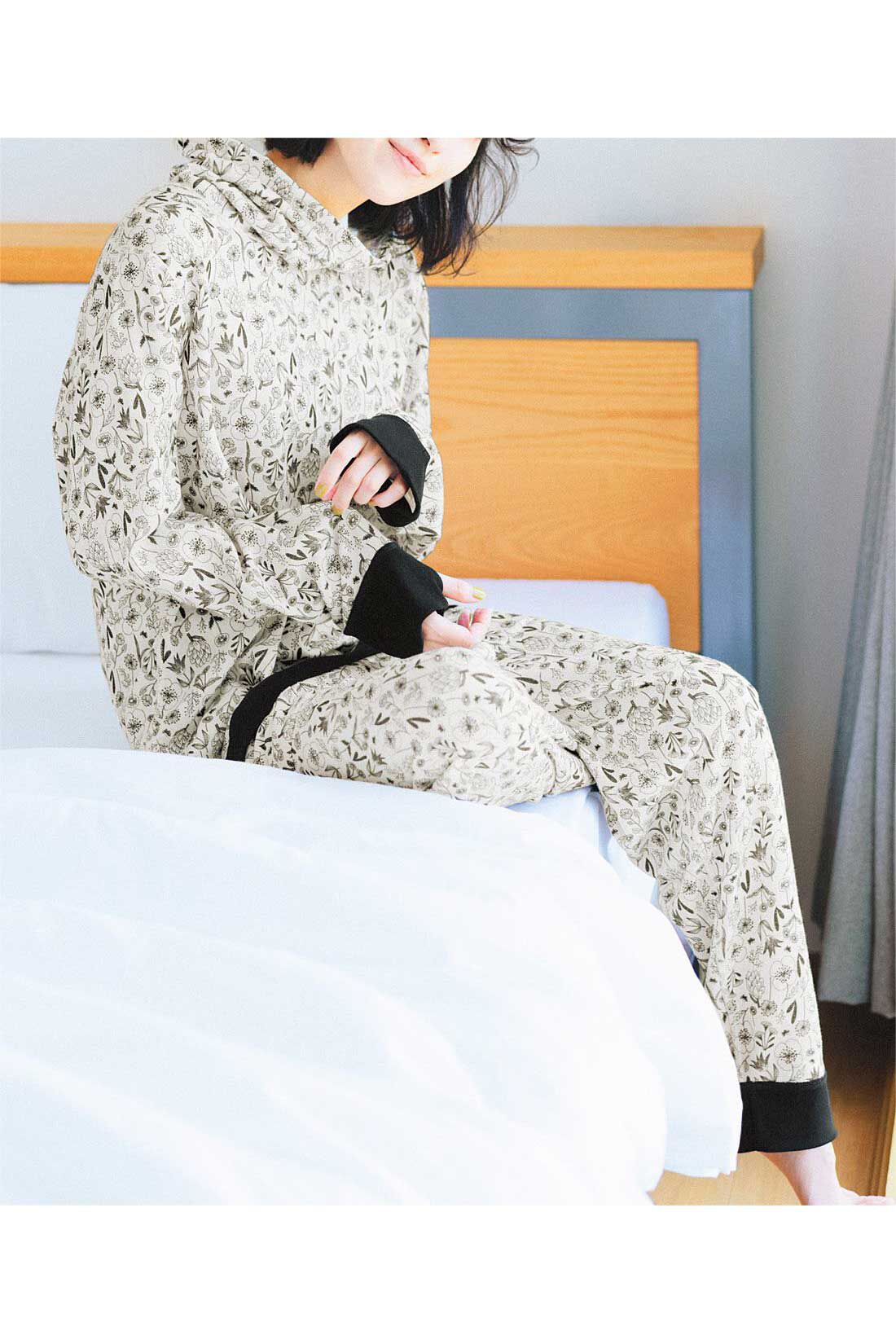 リブ イン コンフォート 私を解放する 縫い代フラット仕様で仕立てた